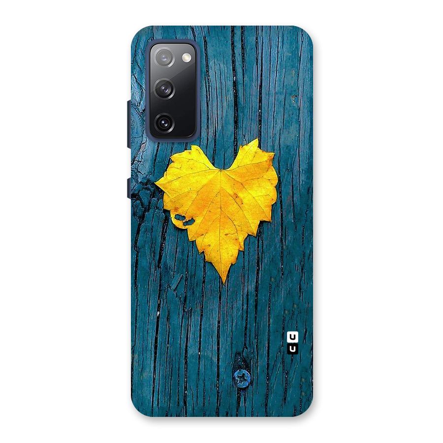 Yellow Leaf Back Case for Galaxy S20 FE