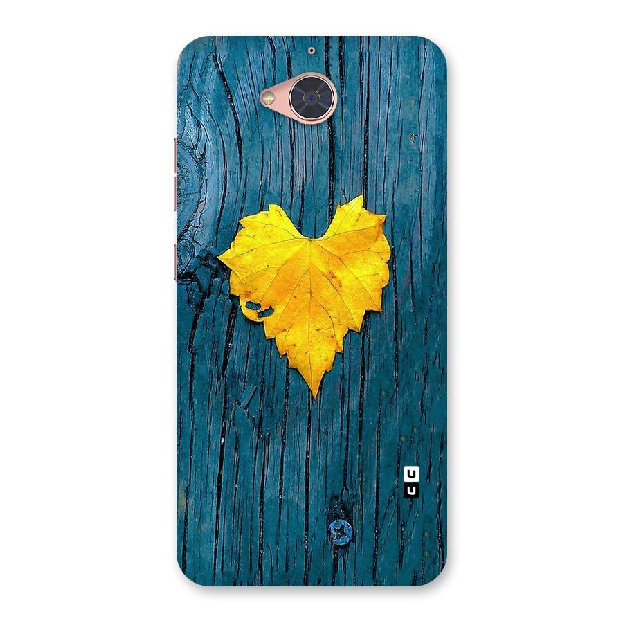 Yellow Leaf Back Case for Gionee S6 Pro