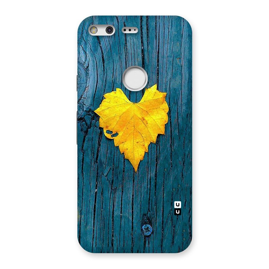 Yellow Leaf Back Case for Google Pixel