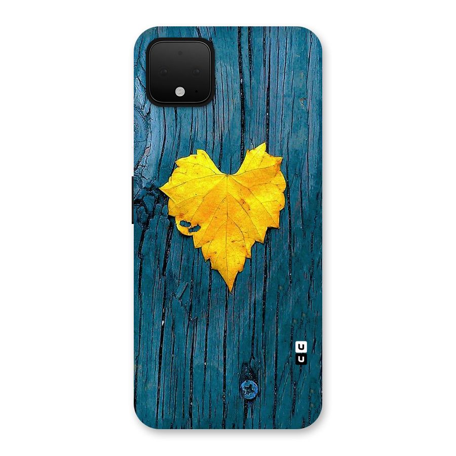 Yellow Leaf Back Case for Google Pixel 4 XL