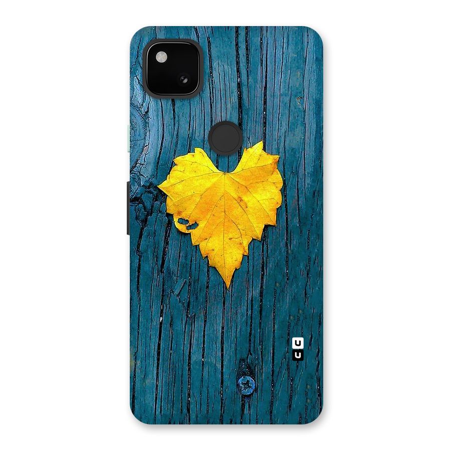 Yellow Leaf Back Case for Google Pixel 4a
