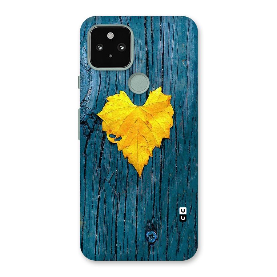 Yellow Leaf Back Case for Google Pixel 5
