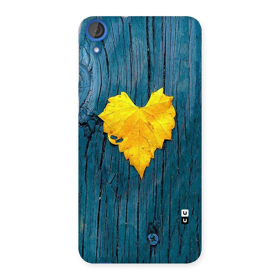 Yellow Leaf Back Case for HTC Desire 820s