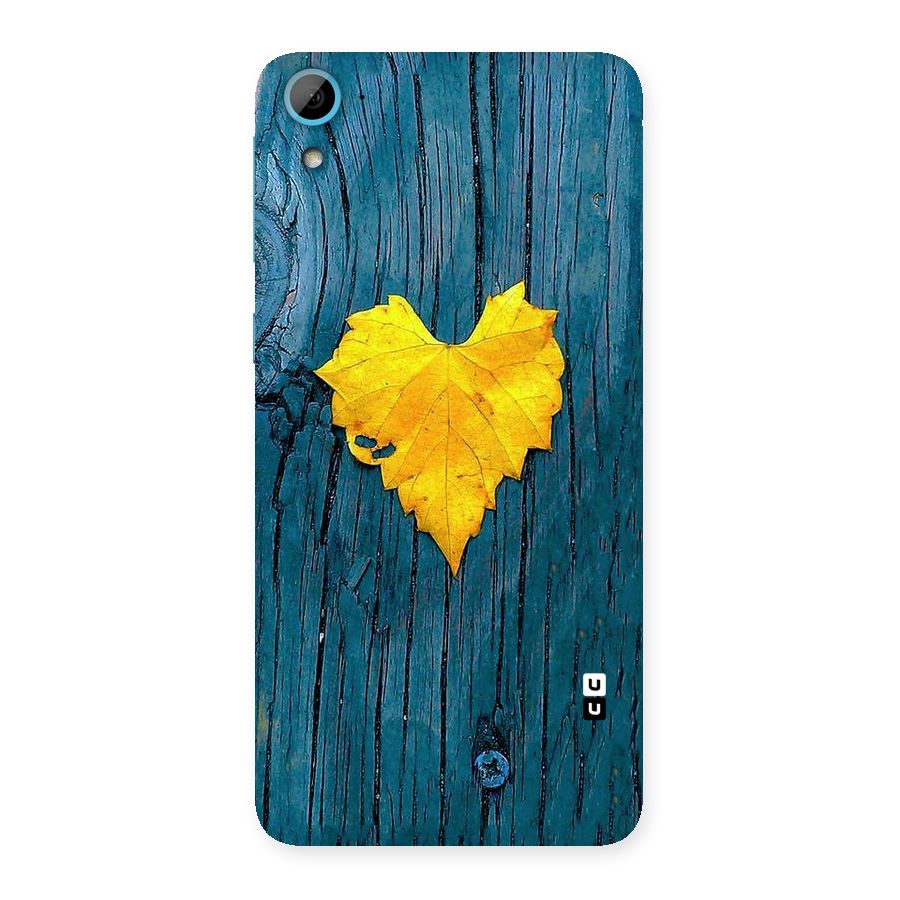 Yellow Leaf Back Case for HTC Desire 826