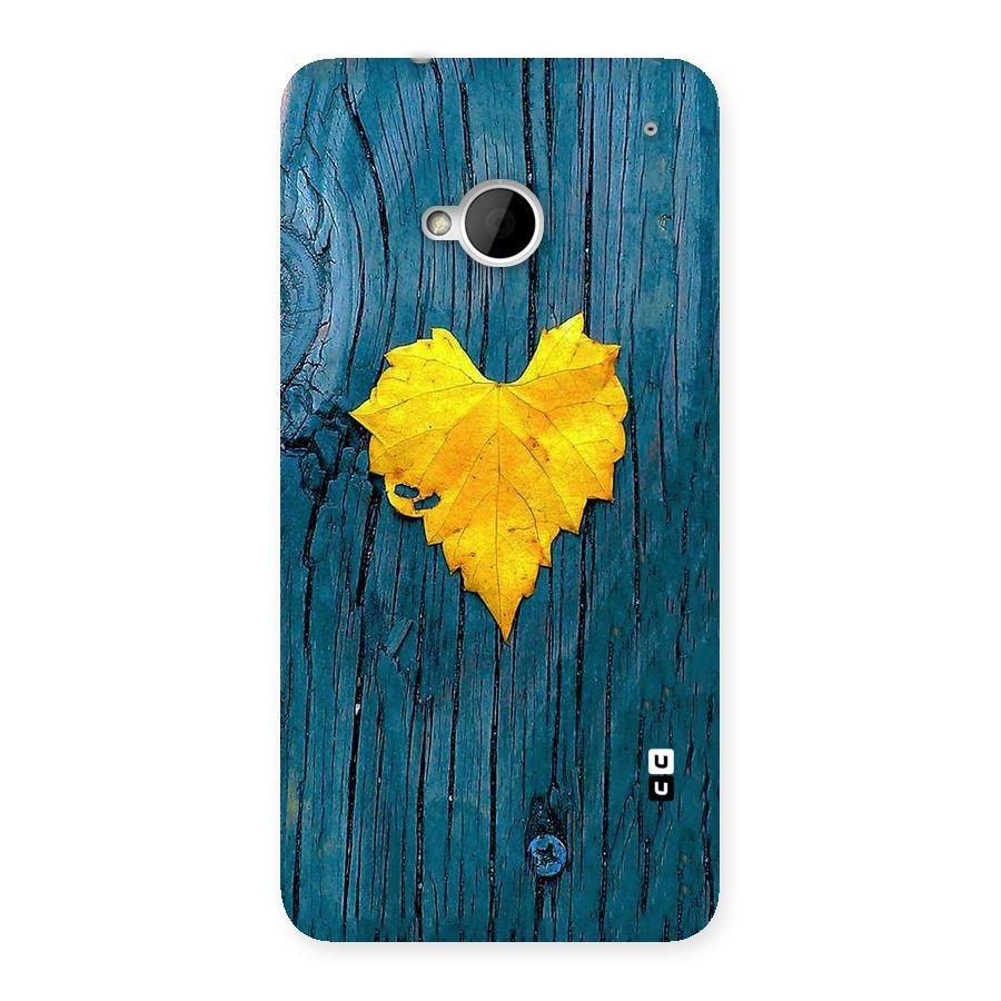 Yellow Leaf Back Case for HTC One M7