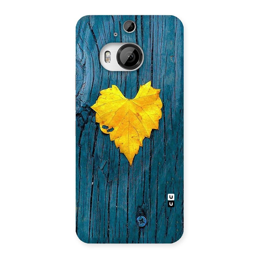 Yellow Leaf Back Case for HTC One M9 Plus