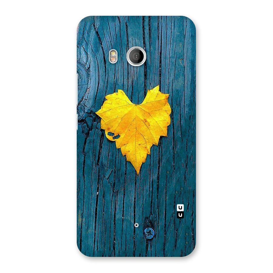 Yellow Leaf Back Case for HTC U11