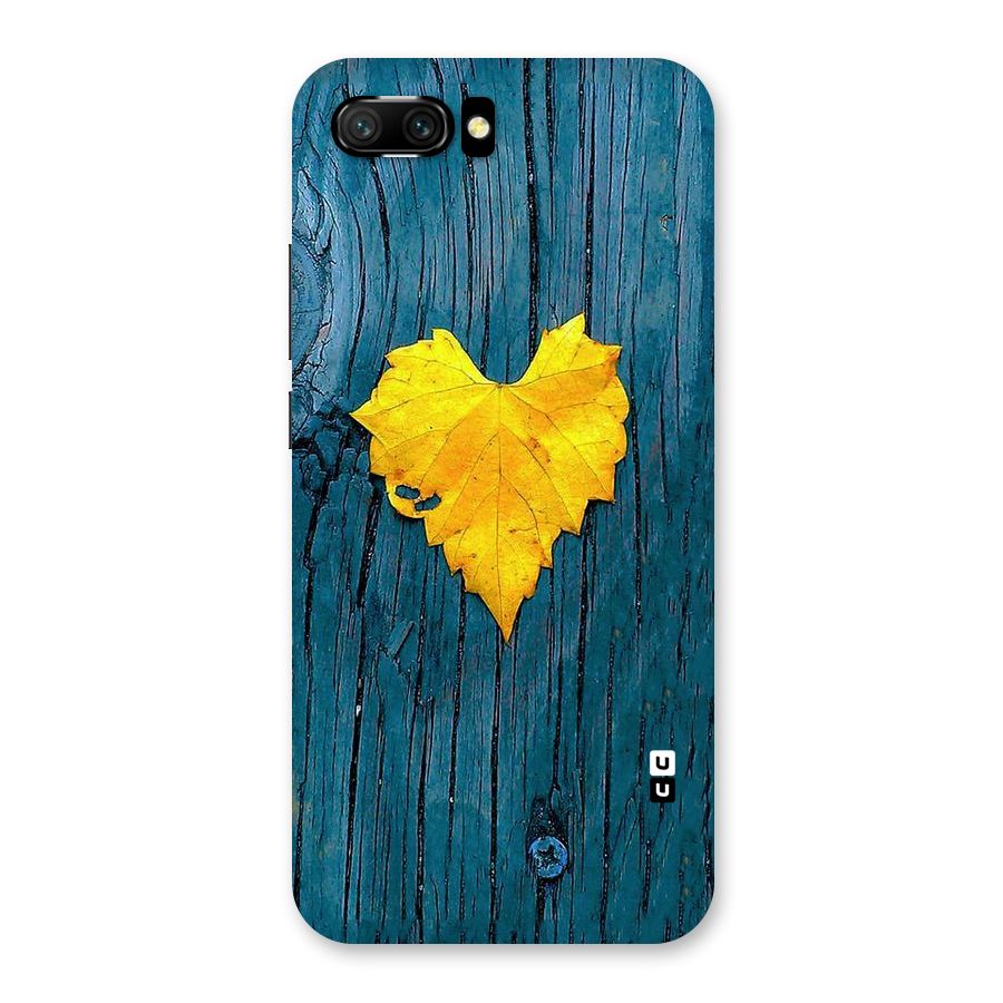 Yellow Leaf Back Case for Honor 10