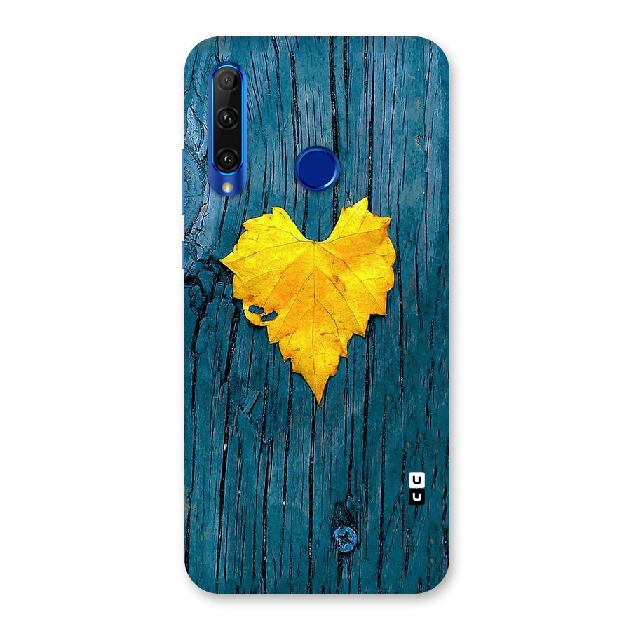 Yellow Leaf Back Case for Honor 20i