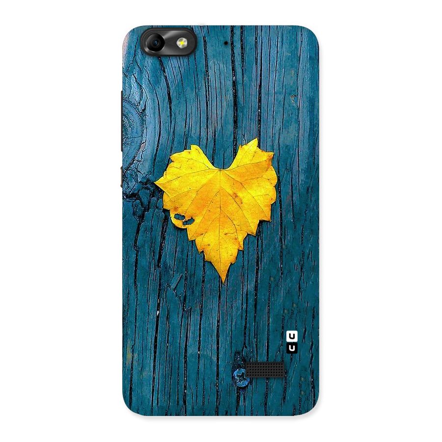 Yellow Leaf Back Case for Honor 4C