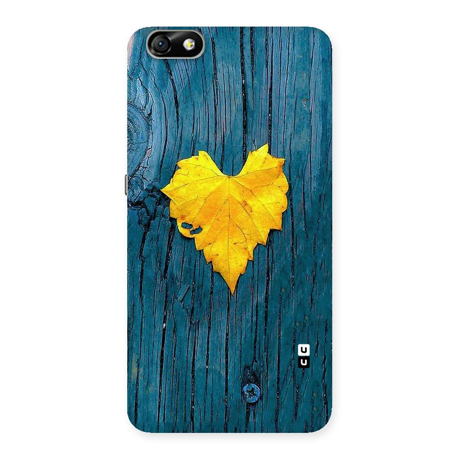 Yellow Leaf Back Case for Honor 4X