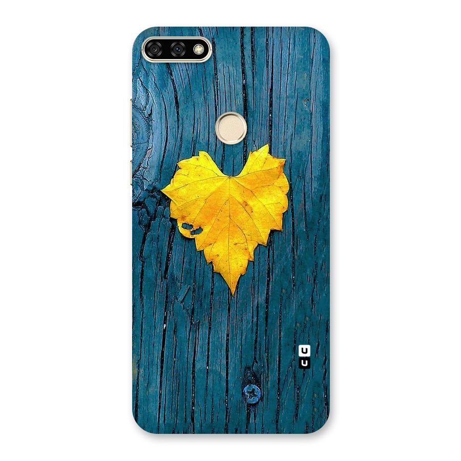 Yellow Leaf Back Case for Honor 7A