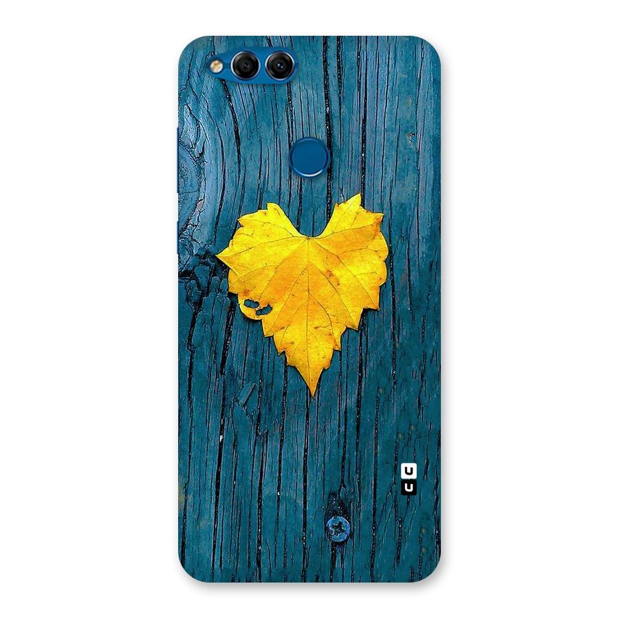 Yellow Leaf Back Case for Honor 7X