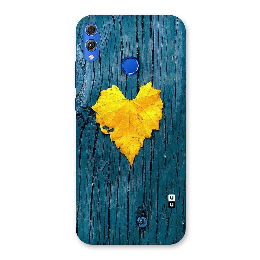 Yellow Leaf Back Case for Honor 8X
