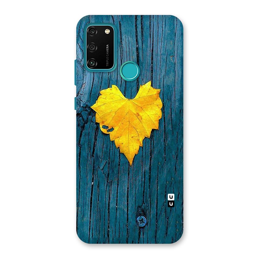 Yellow Leaf Back Case for Honor 9A