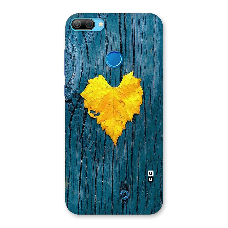Yellow Leaf Back Case for Honor 9N
