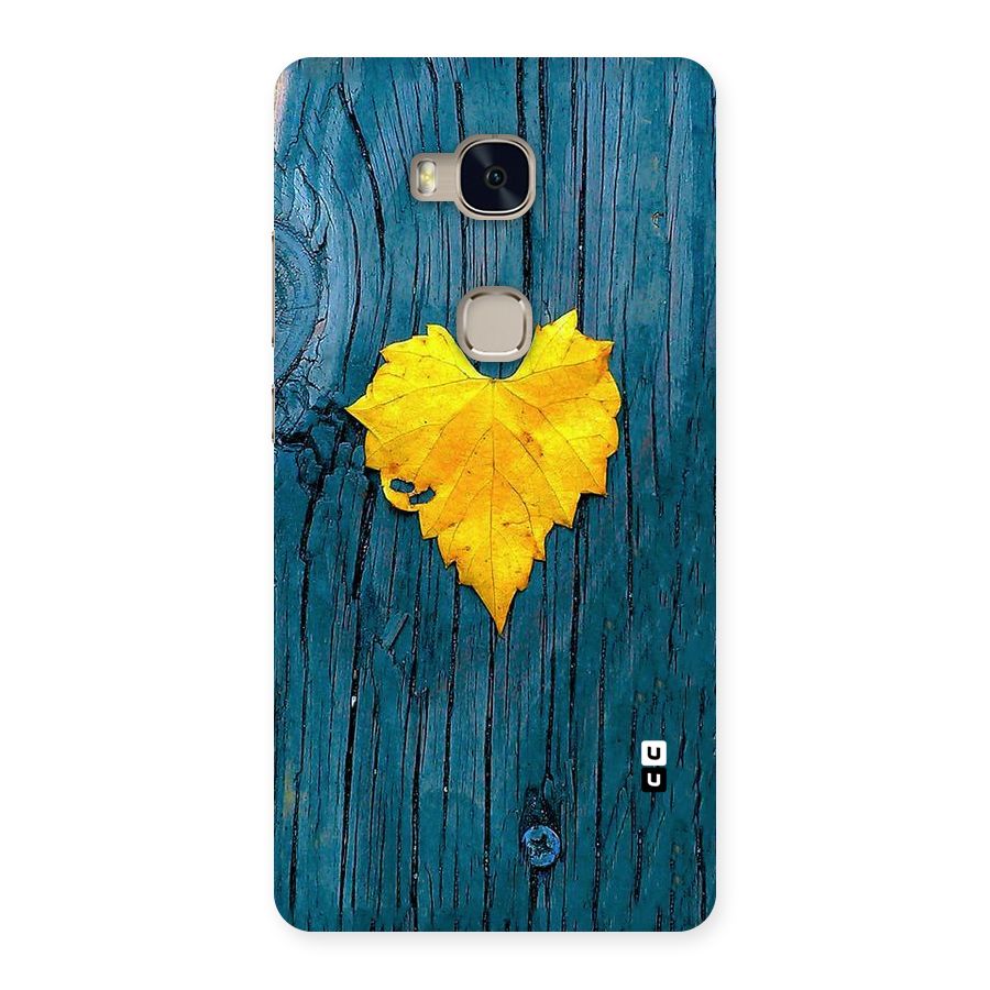 Yellow Leaf Back Case for Huawei Honor 5X