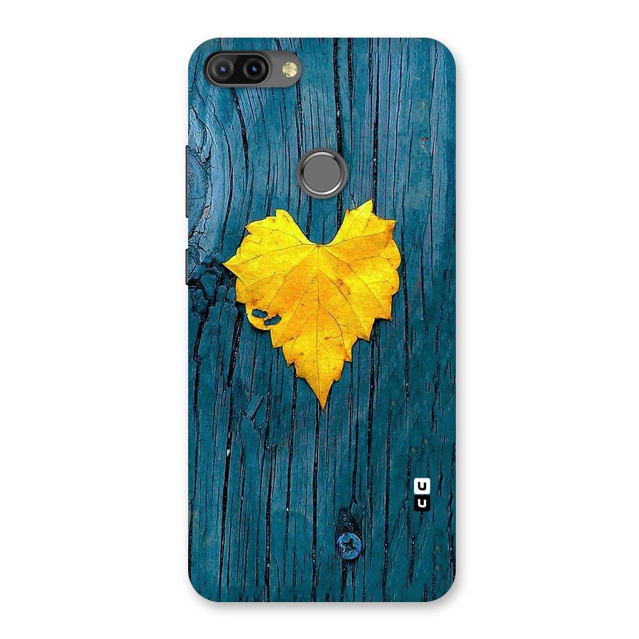 Yellow Leaf Back Case for Infinix Hot 6 Pro