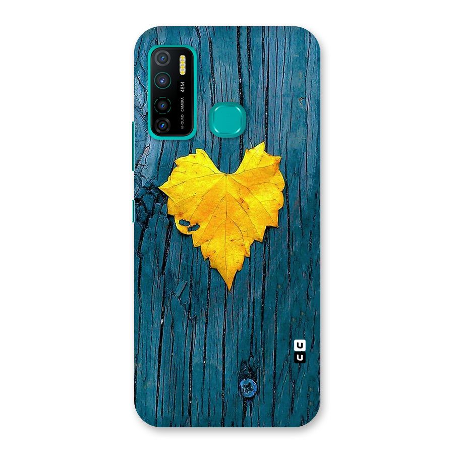 Yellow Leaf Back Case for Infinix Hot 9 Pro