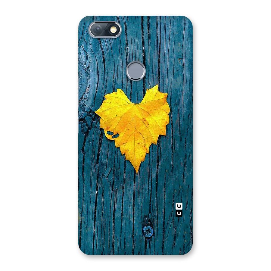 Yellow Leaf Back Case for Infinix Note 5
