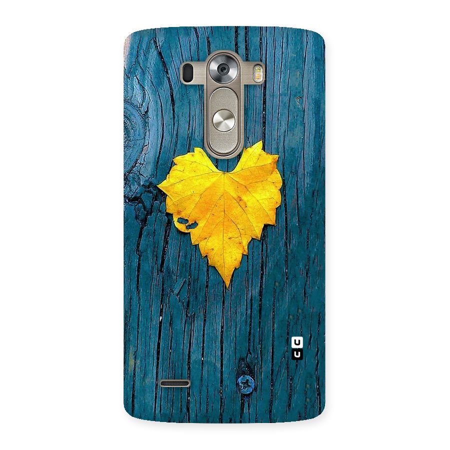 Yellow Leaf Back Case for LG G3