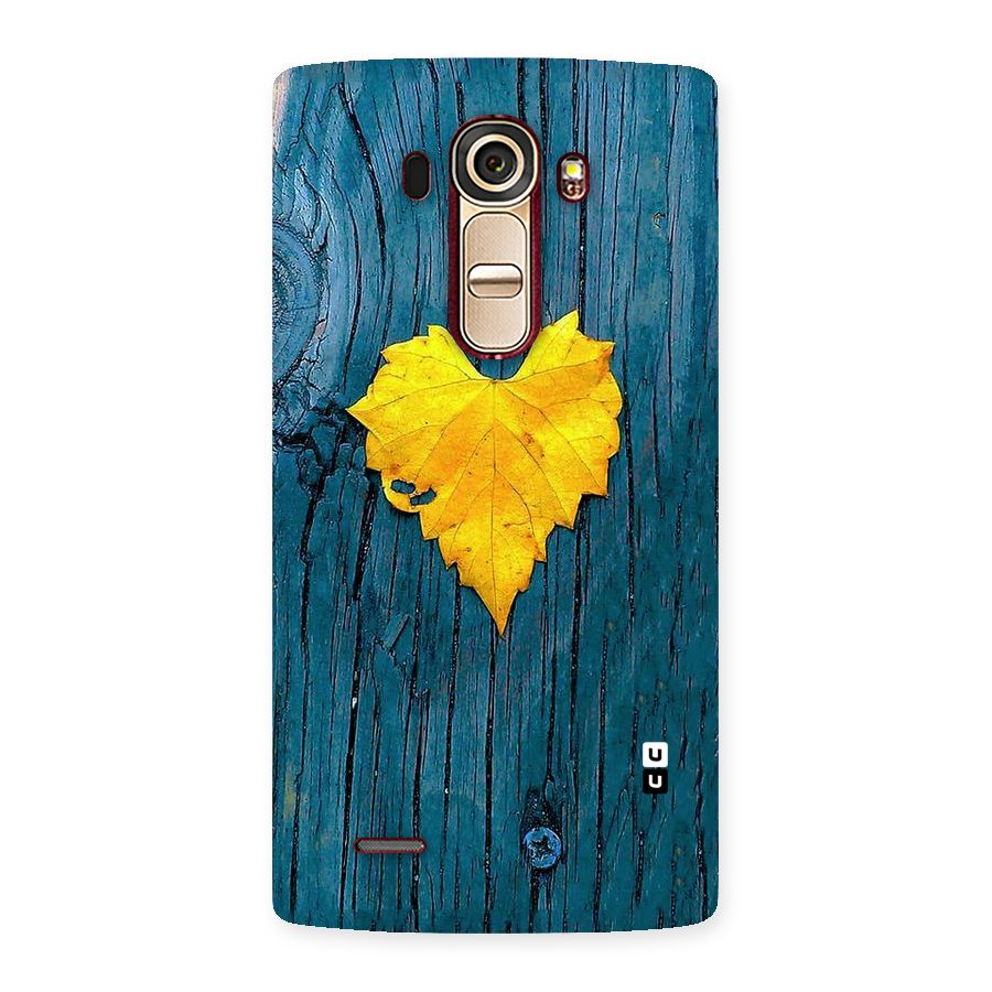 Yellow Leaf Back Case for LG G4