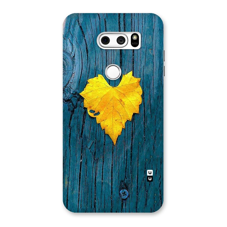 Yellow Leaf Back Case for LG V30