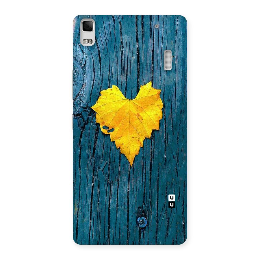 Yellow Leaf Back Case for Lenovo A7000