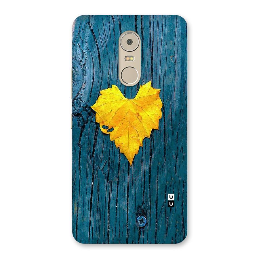 Yellow Leaf Back Case for Lenovo K6 Note