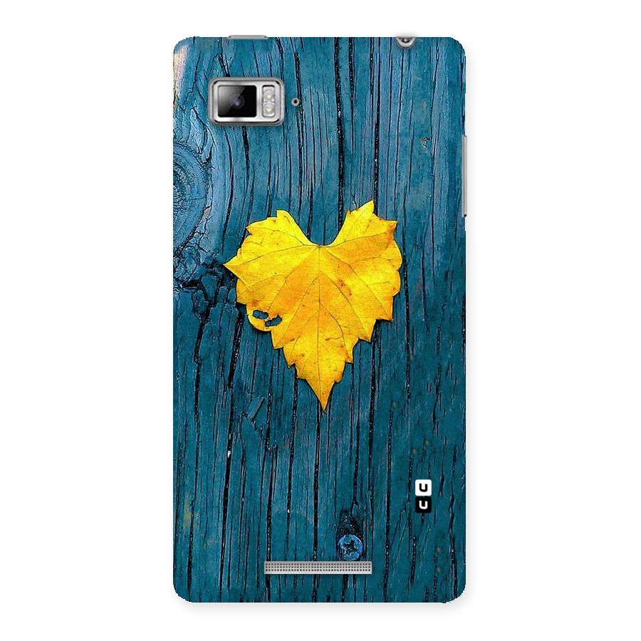 Yellow Leaf Back Case for Lenovo Vibe Z K910
