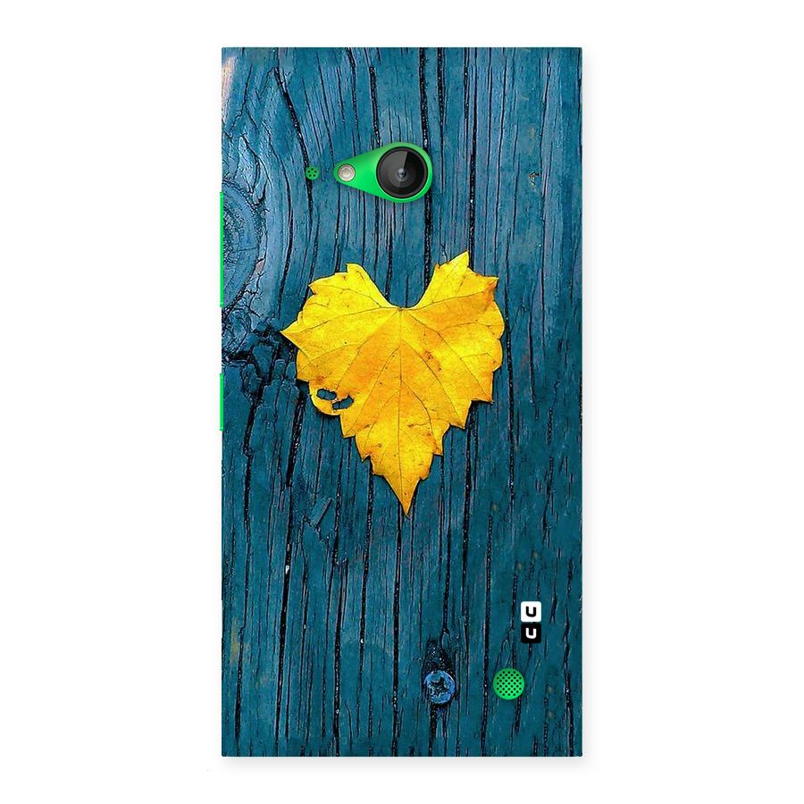 Yellow Leaf Back Case for Lumia 730