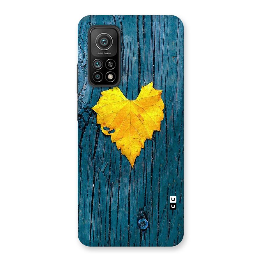 Yellow Leaf Back Case for Mi 10T 5G