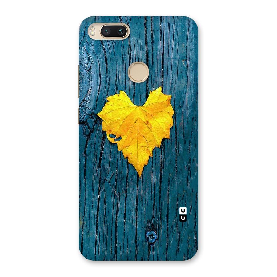Yellow Leaf Back Case for Mi A1