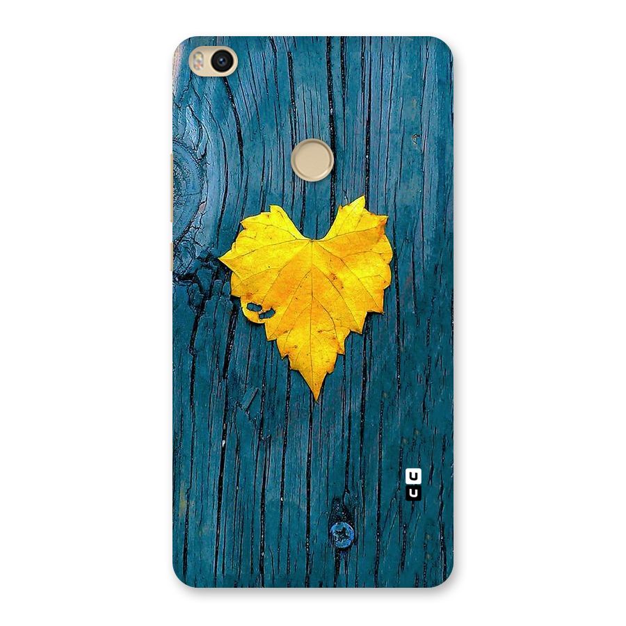 Yellow Leaf Back Case for Mi Max 2