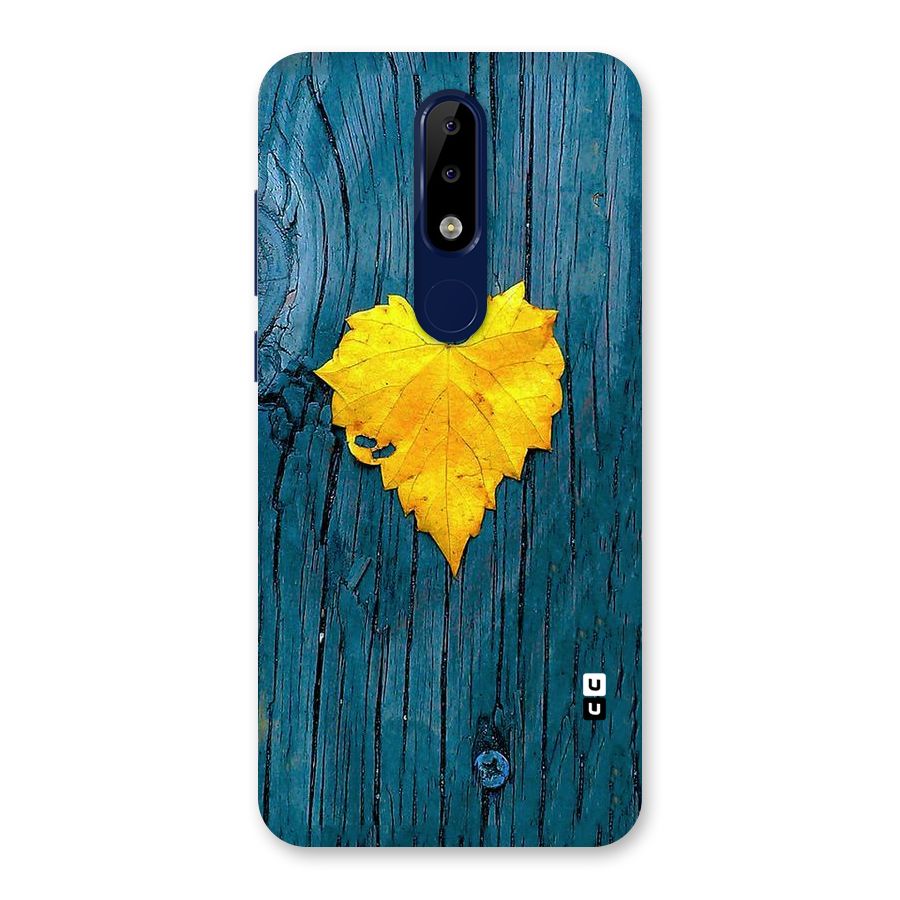 Yellow Leaf Back Case for Nokia 5.1 Plus