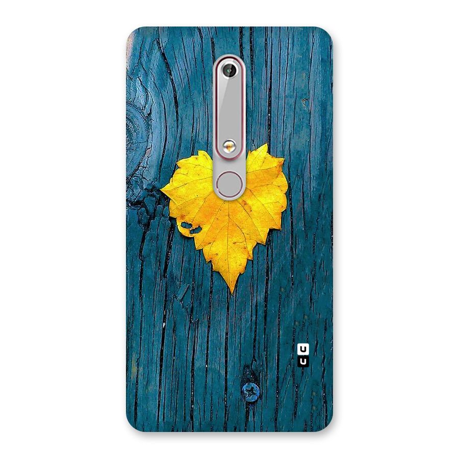 Yellow Leaf Back Case for Nokia 6.1