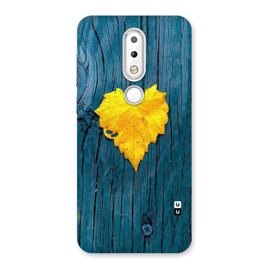 Yellow Leaf Back Case for Nokia 6.1 Plus