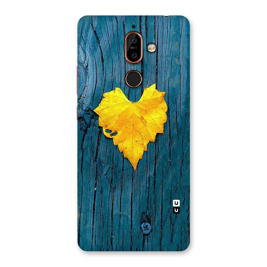 Yellow Leaf Back Case for Nokia 7 Plus