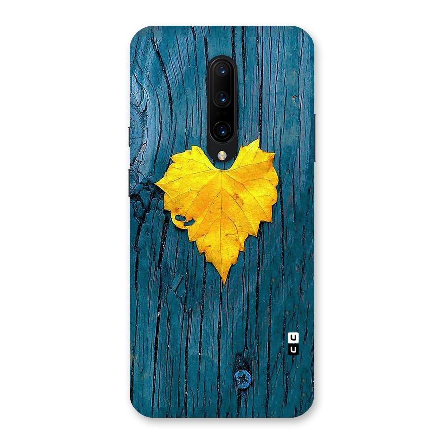 Yellow Leaf Back Case for OnePlus 7 Pro