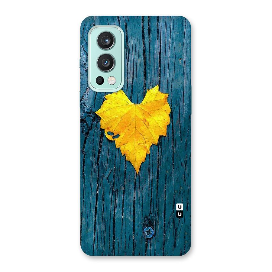Yellow Leaf Back Case for OnePlus Nord 2 5G