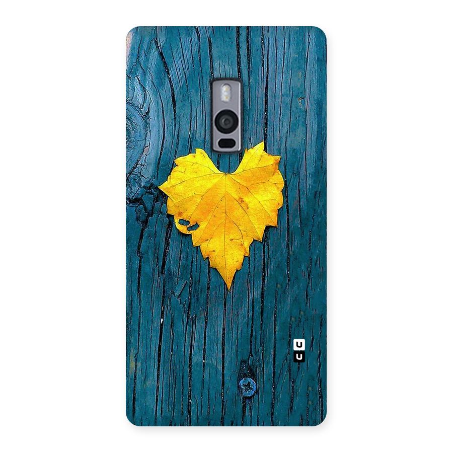 Yellow Leaf Back Case for OnePlus Two