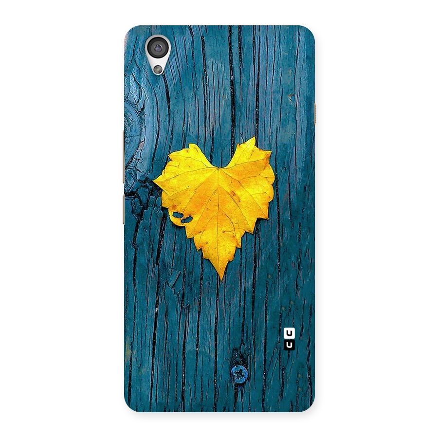 Yellow Leaf Back Case for OnePlus X