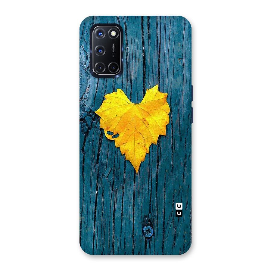 Yellow Leaf Back Case for Oppo A52