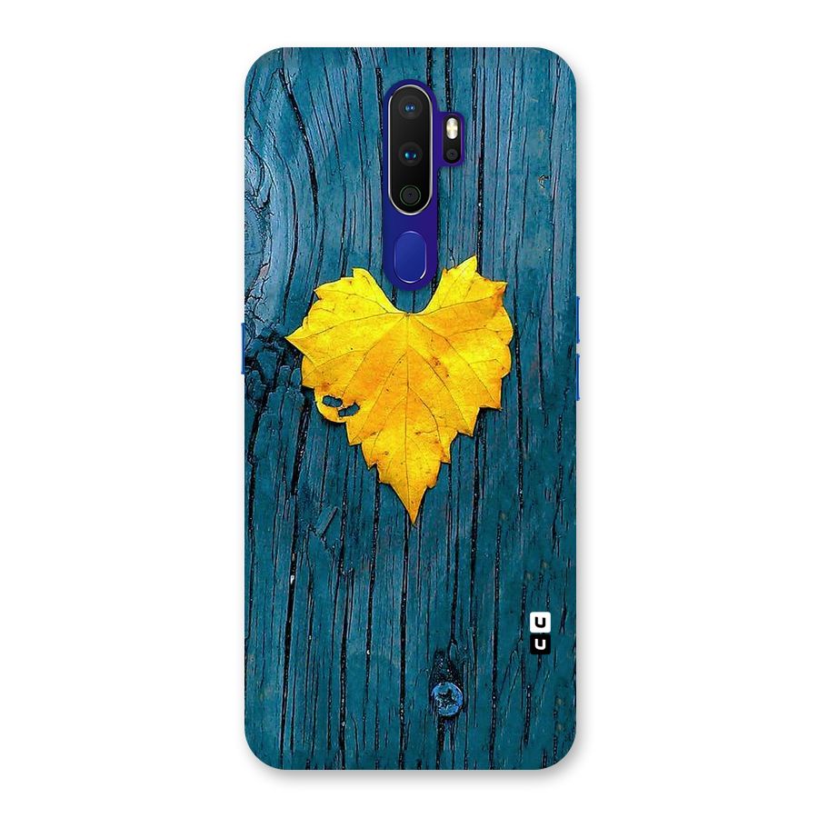 Yellow Leaf Back Case for Oppo A9 (2020)