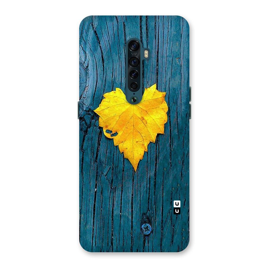 Yellow Leaf Back Case for Oppo Reno2