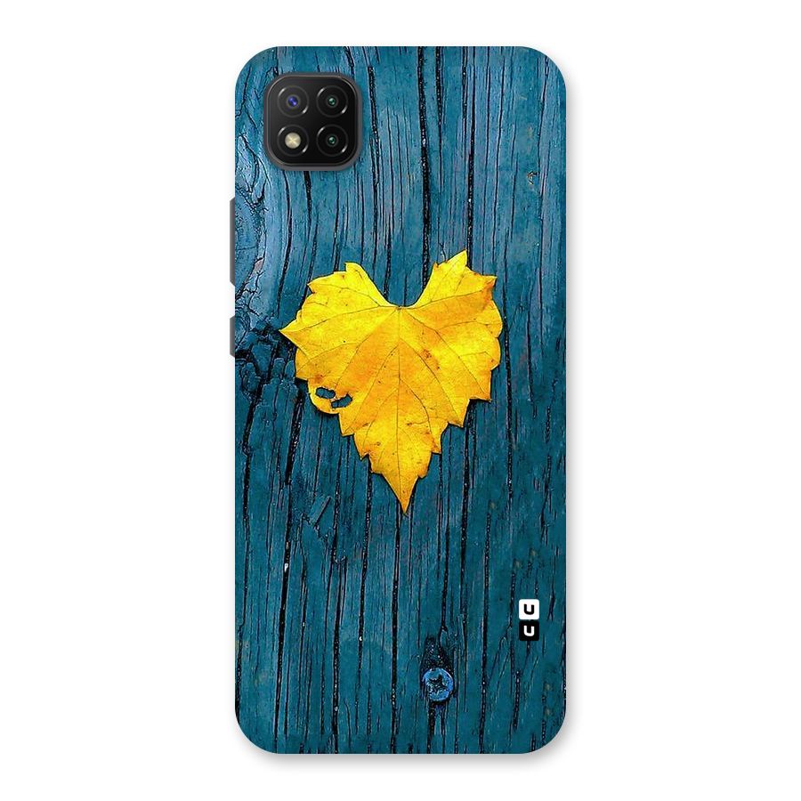 Yellow Leaf Back Case for Poco C3