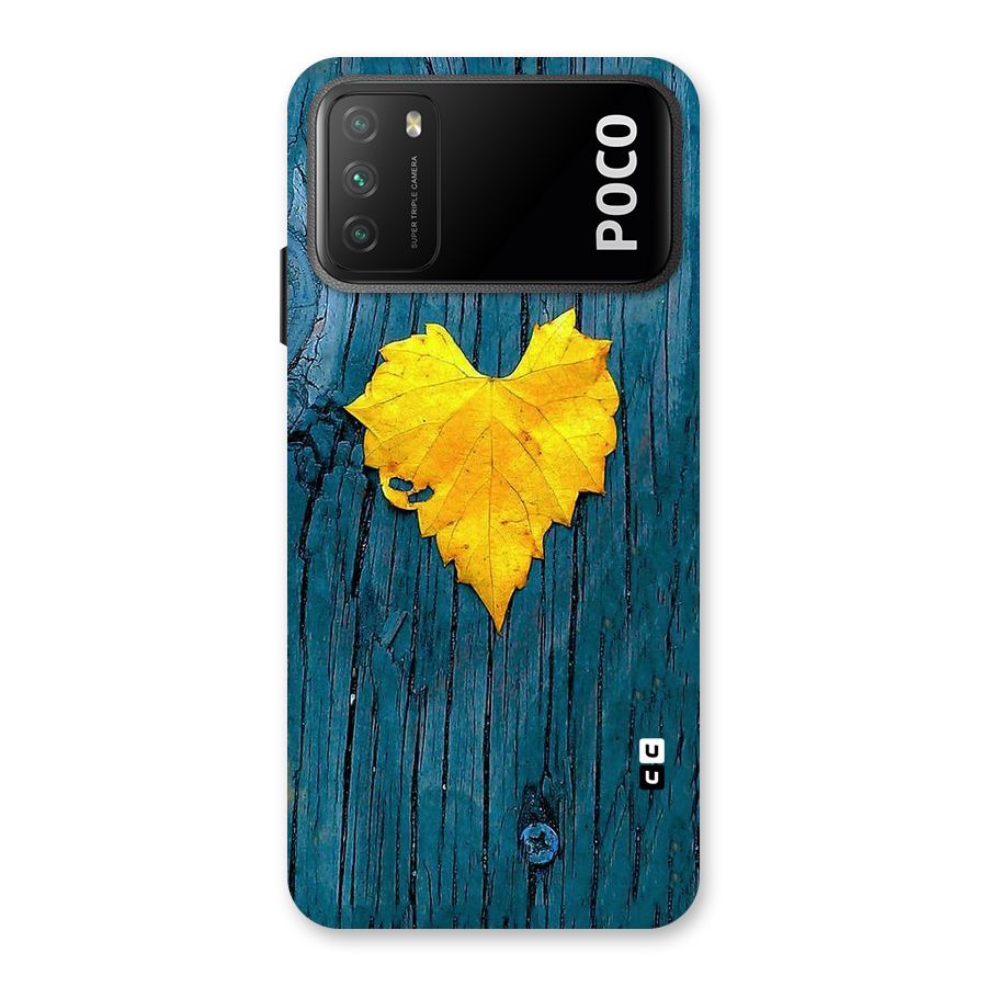 Yellow Leaf Back Case for Poco M3