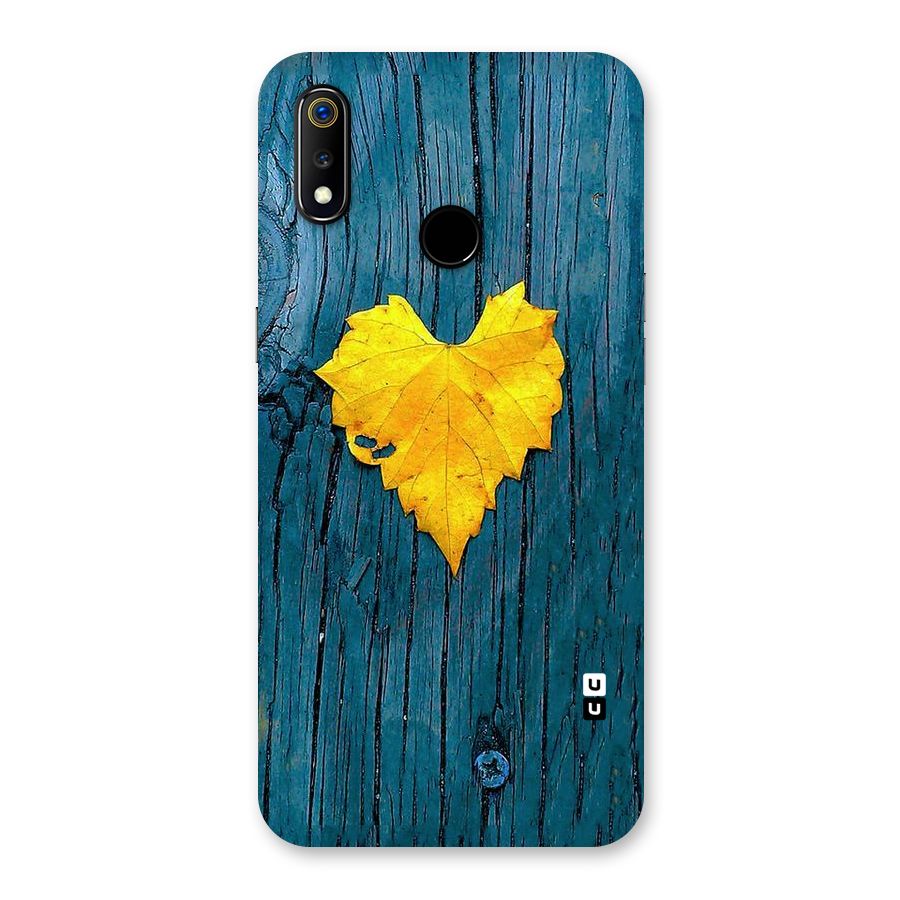 Yellow Leaf Back Case for Realme 3