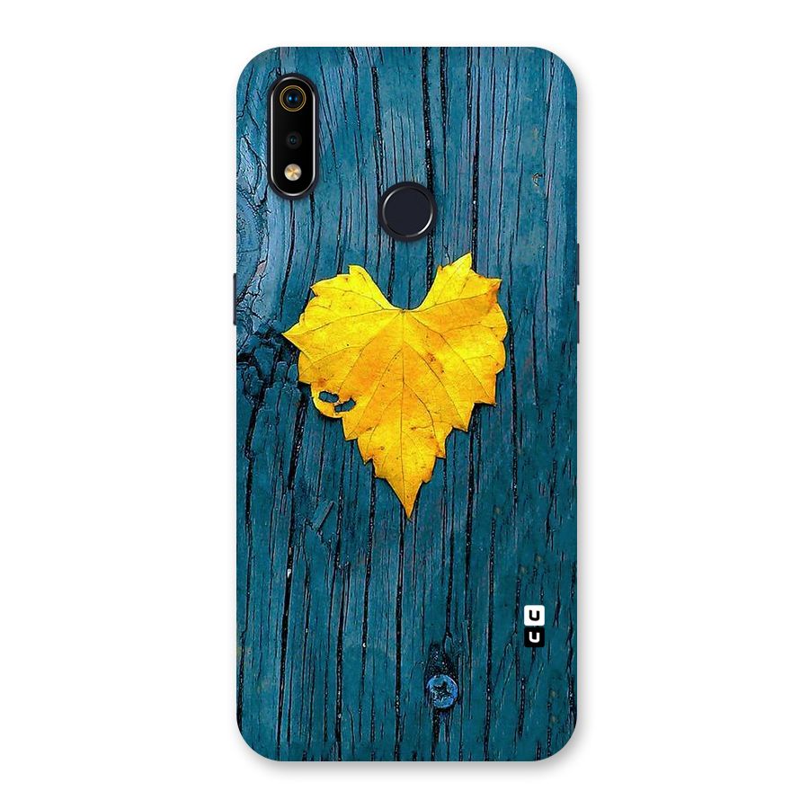 Yellow Leaf Back Case for Realme 3i