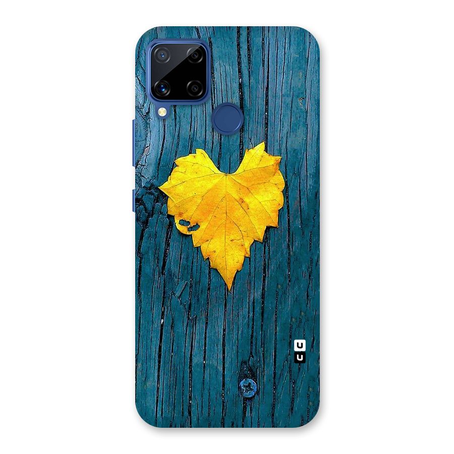 Yellow Leaf Back Case for Realme C15